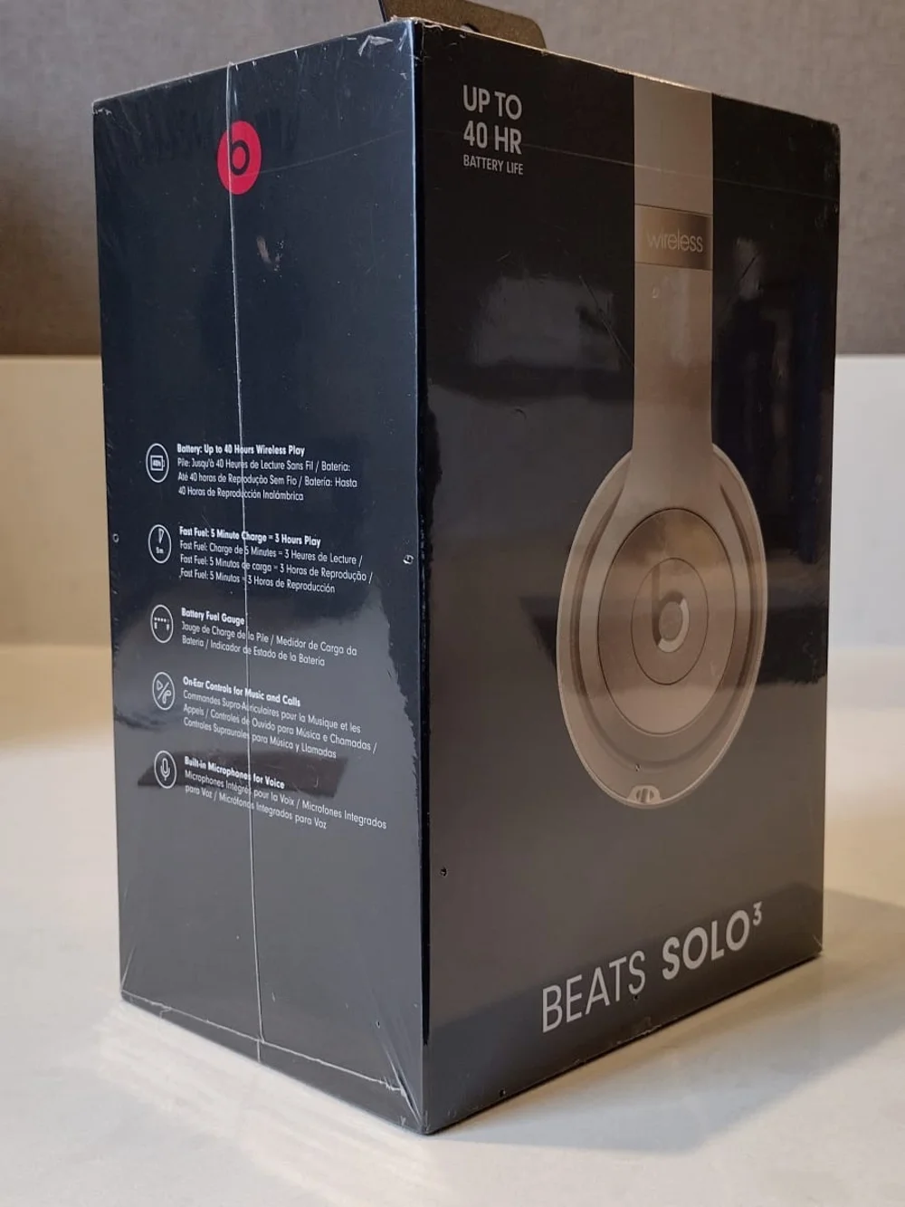 Beats Solo3 Wireless On-Ear Bluetooth Headphones - Gold MT283LL/A